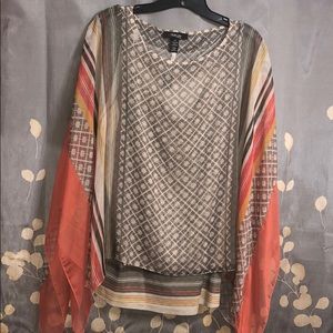Style & Co. 2pc cami and poncho
